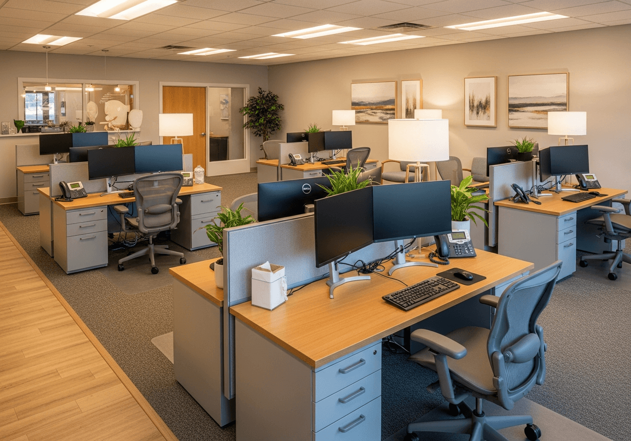Financial Services business interior